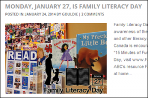 Family Literacy Day